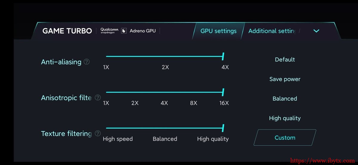小米10 Pro+超大杯将升级Game Turbo功能 带来PC级GPU自定义选项