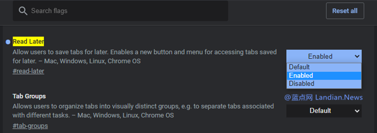 谷歌浏览器正在完善PC版的稍后阅读功能 添加到列表后会集中起来-博悦天下