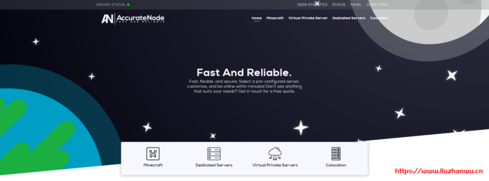 accuratenode：$2.5/月，达拉斯VPS，KVM/2G内存/2核/20gSSD/10T流量/2Gbps带宽-博悦天下