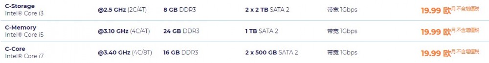 Ikoula:€13.99/月/13-2100/8GB内存/4TB硬盘/无限流量/1Gbps带宽/法国 Ikoula:€13.99/月/13-2100/8GB内存/4TB硬盘/无限流量/1Gbps带宽/法国