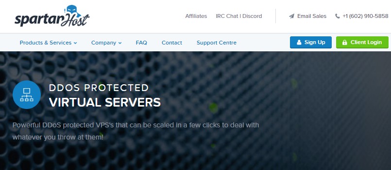 SpartanHost：$2.5/月/512MB内存/10GB NVMe空间/1TB流量/1Gbps端口/DDoS/KVM/西雅图
