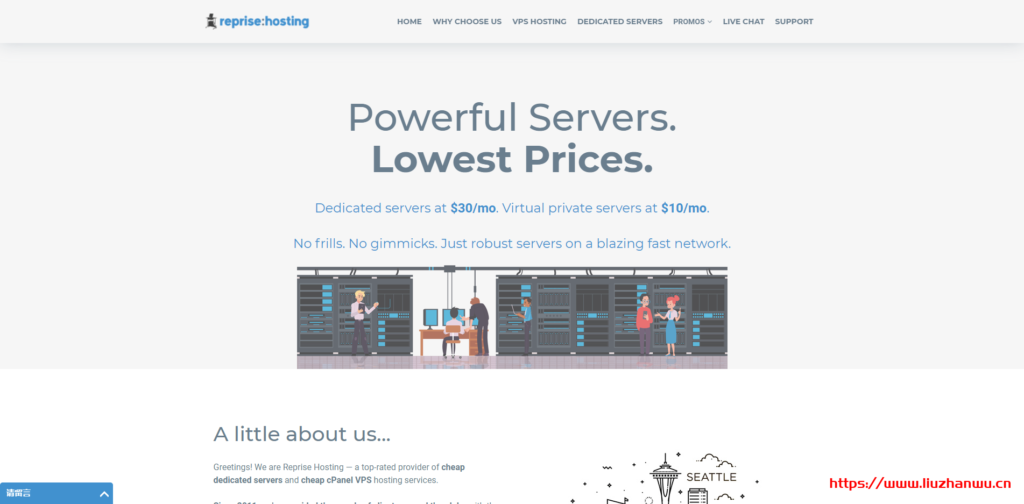 RepriseHosting:西雅图服务器$22.45/月起,免费双倍内存,带IPMI,支持支付宝-博悦天下