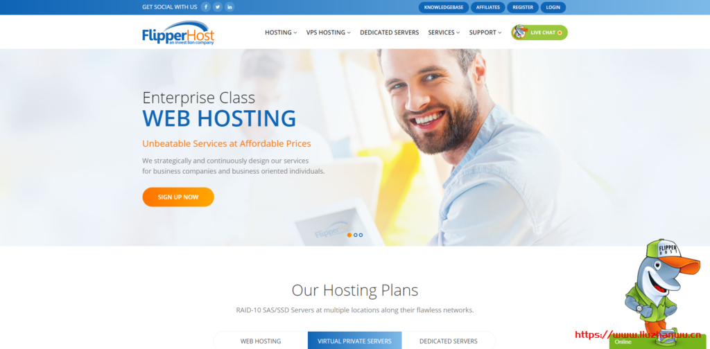 [黑五]FlipperHost：2GB内存KVM月付4.9美元起,洛杉矶等4个机房-博悦天下