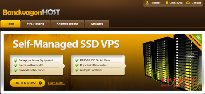 BandwagonHost：$46.87/年/1G内存/20GB SSD空间/1TB流量/1Gbps端口/KVM/洛杉矶CN2 GT-博悦天下