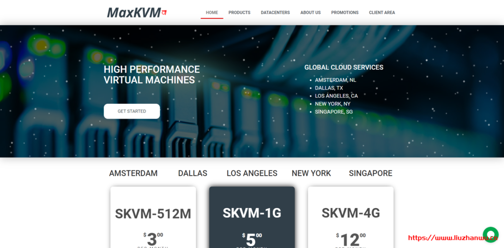MaxKVM： $18/年/AMD EPYC/256MB内存/7GB NVMe空间/250GB流量/1Gbps端口/KVM/洛杉矶/纽约/达拉斯/荷兰-博悦天下