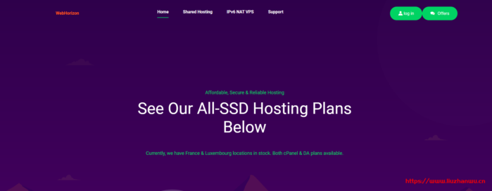 WebHorizon:£5.5/年/AMD EPYC/256MB内存/10GB空间/250GB流量/1Gbps端口/OpenVZ 7/KVM/新加坡/日本等-博悦天下