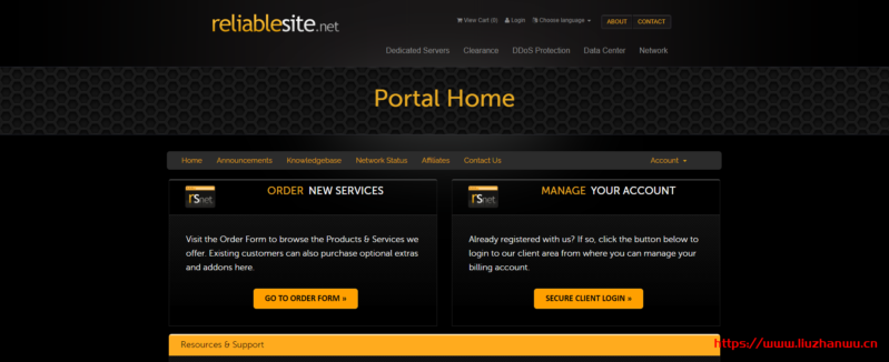 ReliableSite：$20.5/月/I5-4570/16GB内存/128GB SSD+2TB HD硬盘/DDOS/150TB流量/1Gbps端口/DDOS/洛杉矶/纽约/迈阿密-博悦天下