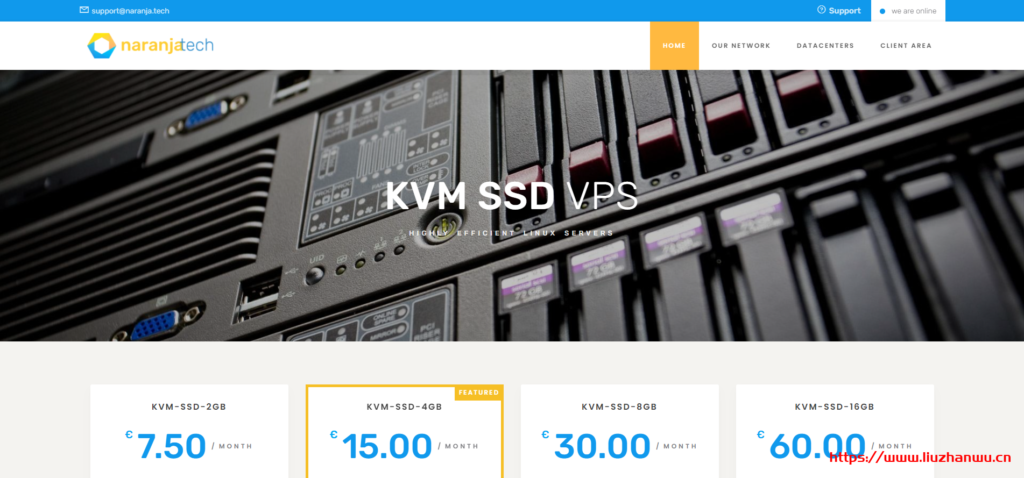 Naranjatech：€9/年/AMD EPYC 7302/1GB内存/20GB SSD空间/1TB流量/1Gbps端口/KVM/荷兰-博悦天下