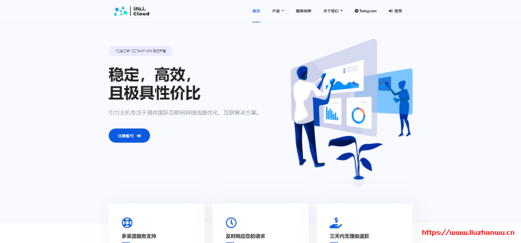 引力主机：跨年盛典全场8.8折_国内大带宽NAT VPS_移动/联通200Mbps中转VPS服务器-博悦天下