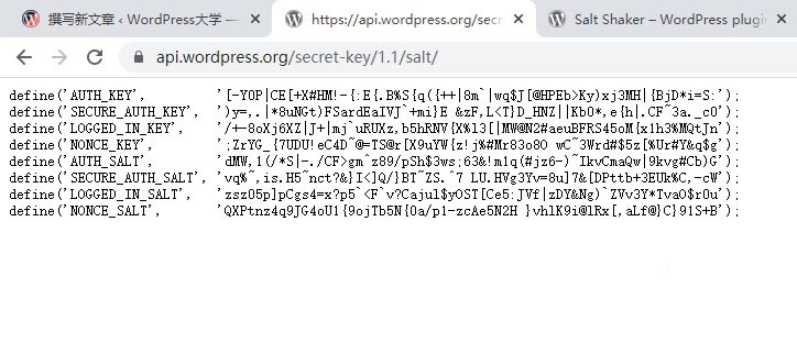 WordPress Salts密钥是什么？如何修改WordPress Salts密钥呢？