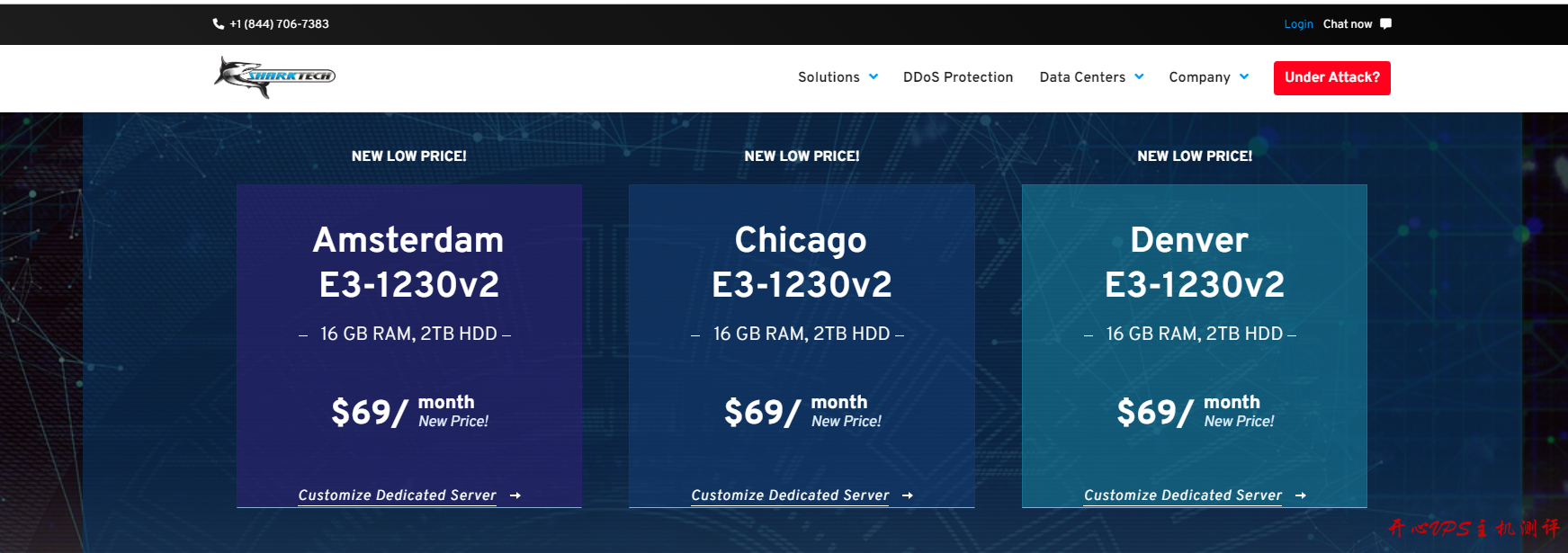 #特价#$69/月 E3-1230v2 /16G内存/2T硬盘/10T流量/1Gbps/5IP 美国四机房 Sharktech-博悦天下