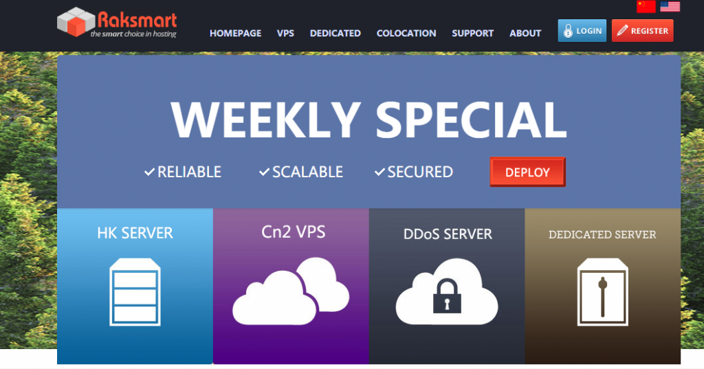 raksmart:美国(西海岸)独立服务器,优化线路,低至$46/月,高达10Gbps带宽,不限流量-博悦天下