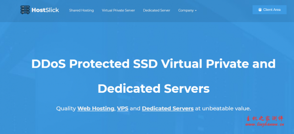 HostSlick：€35/月/E5-2643-V1/8GB内存/480GB SSD硬盘/30TB流量/1Gbps端口/DDOS/KVM/荷兰-博悦天下