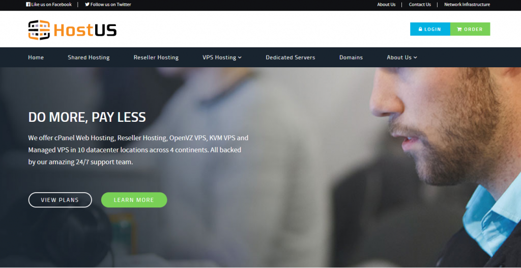 HostUS：$6.45/月/4核/1GB内存/50GB SSD空间/3TB流量/1Gbps端口/OpenVZ/香港softlayer-博悦天下