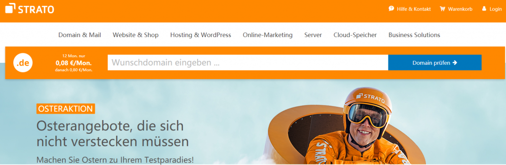 STRATO：€1/月/512MB内存/10GB SSD空间/不限流量/100Mbps端口/KVM/德国-博悦天下