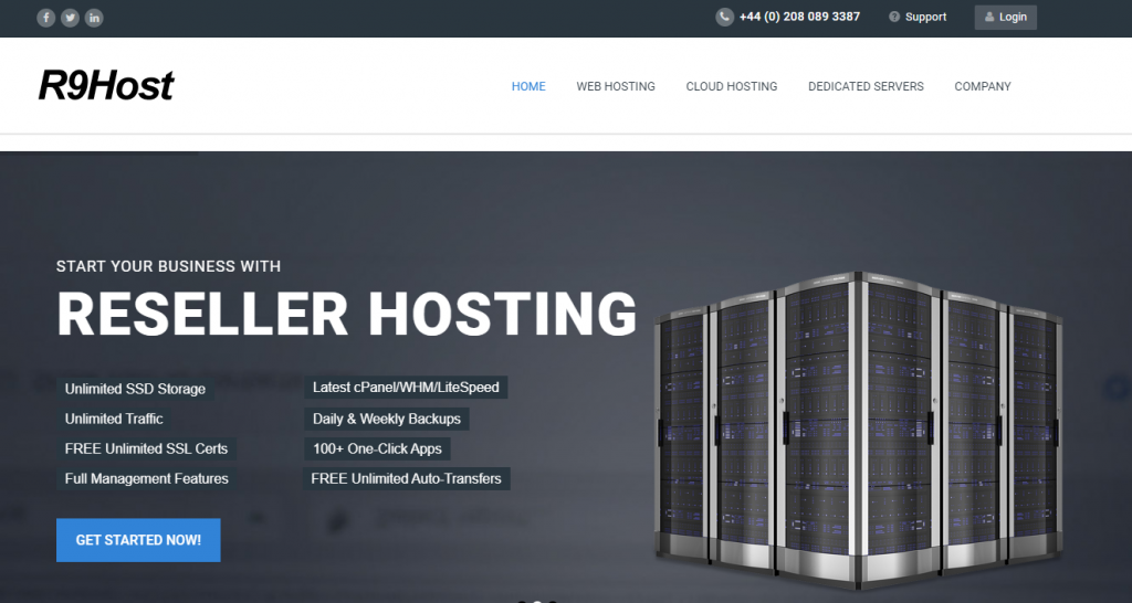 R9Host:€2.99/月/512MB内存/15GB NVMe空间/不限流量/100Mbps端口/KVM/DDOS/法国-博悦天下