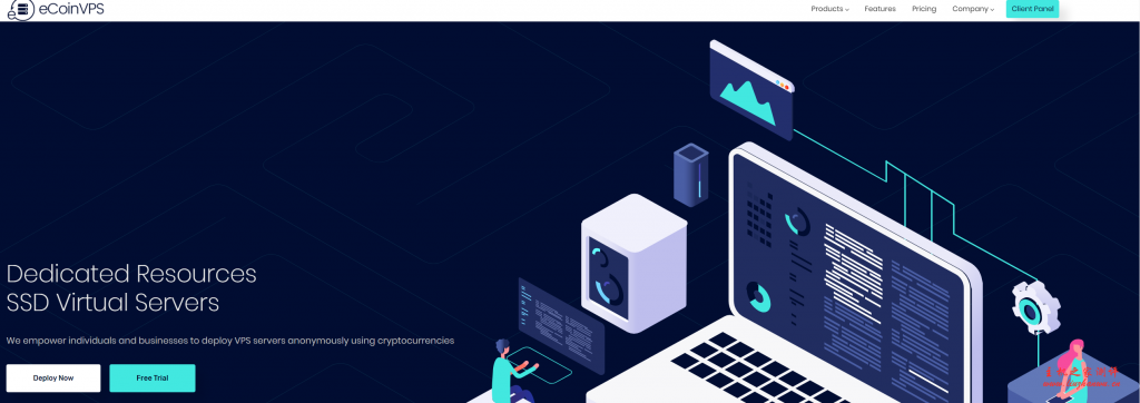 eCoinVPS：$7.6/年/512MB内存/10GB NVMe空间/不限流量/250Mbps端口/KVM/DDOS/英国/德国/芬兰/比利时等-博悦天下
