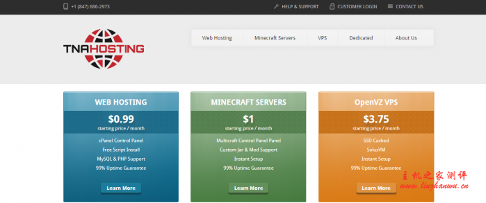 TNAHosting：$34/月/E3-1271v3/16GB内存/500GB硬盘/15TB流量/1Gbps端口/5 IPs/芝加哥-博悦天下