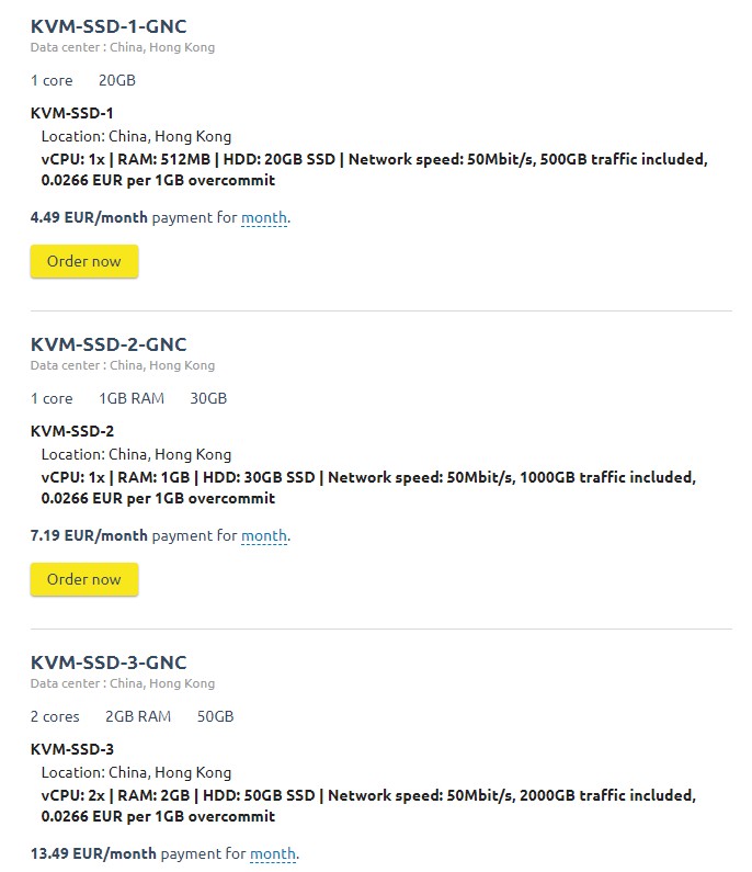 gcore-hk G-CORE:€4.49/月/512MB内存/20GB SSD空间/500GB流量/50Mbps端口/KVM/香港/新加坡/日本/韩国等