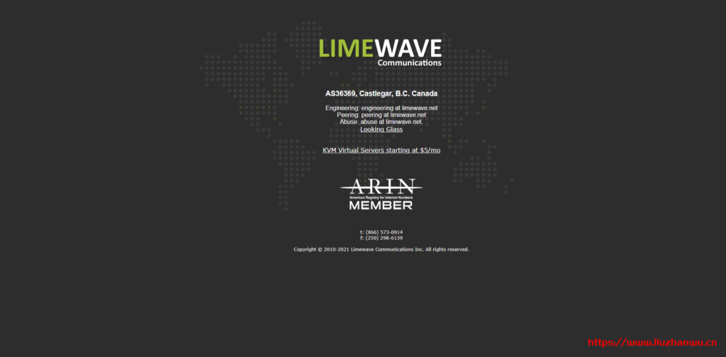 Limewave：[email protected] /4GB内存/80GB SSD空间/5TB流量/1Gbps端口/2 IPs/KVM/加拿大-博悦天下