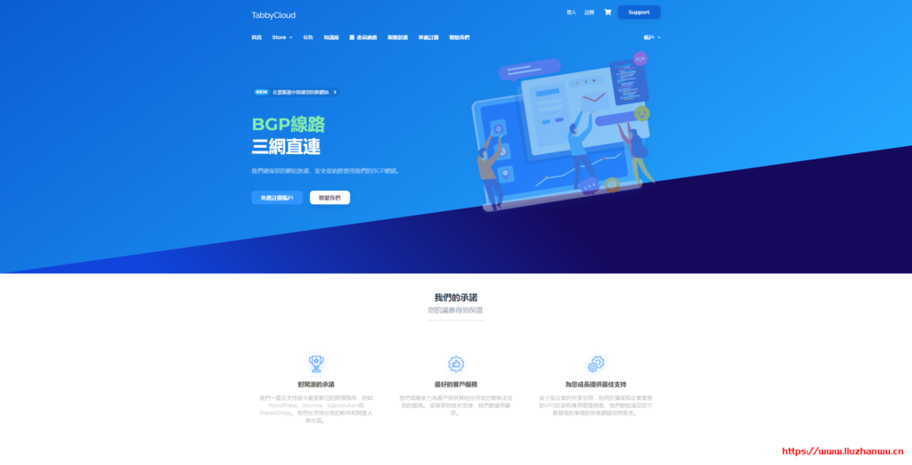 TabbyCloud：28.8元/月/1GB内存/20GB SSD空间/2TB流量/100Mbps-300Mbps端口/KVM/香港BGP-博悦天下