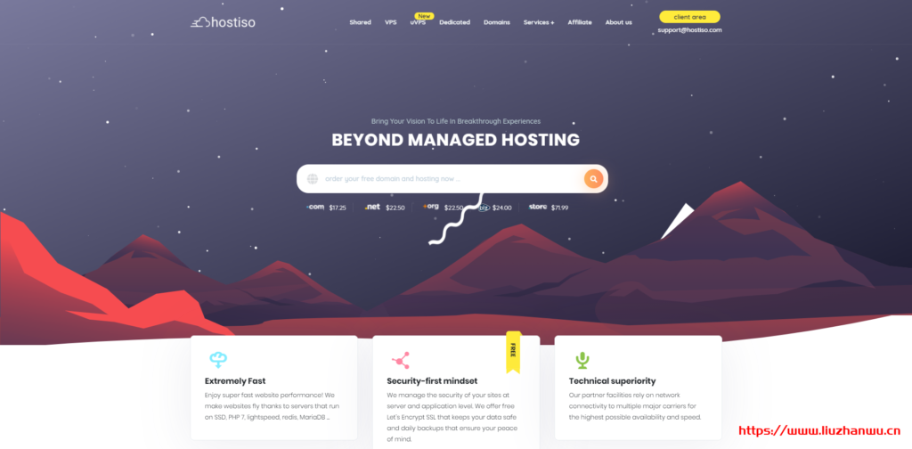 hostiso：超高配美国VPS+德国VPS，$25/月-10G内存/6核/1200g硬盘/1Gbps带宽(不限流量)