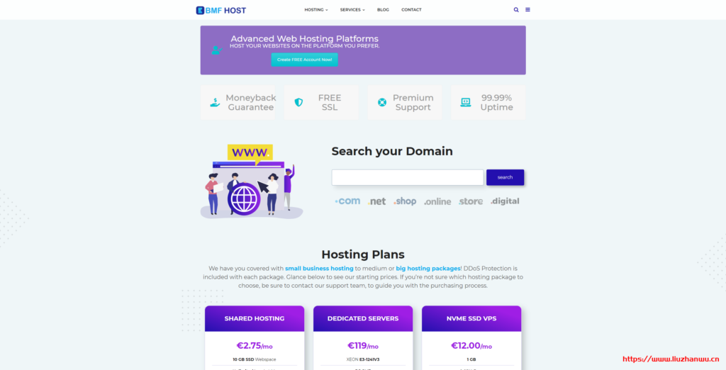 BMFHost罗马尼亚高防VPS：12欧元/月/1核/1G内存/20GB NVMe/1TB月流量/1Gbps端口/1Tbps DDoS防御/KVM架构-博悦天下