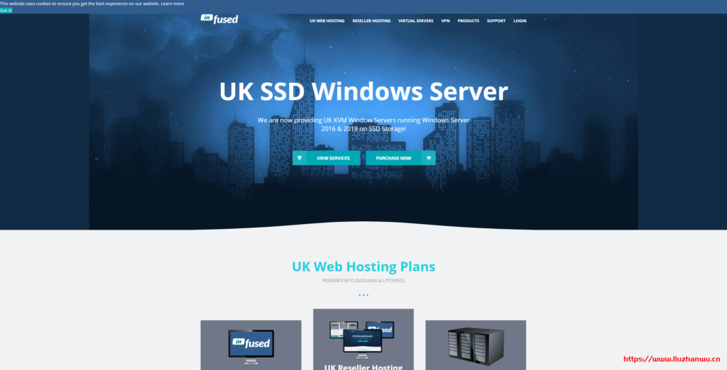 InfusedHosting英国VPS：KVM虚拟化1核1G内存10GB SSD硬盘1Gbps带宽1TB月流量2.49英镑/月-博悦天下
