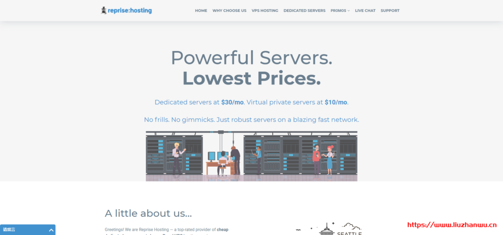 RepriseHosting西雅图独服:$24.95/月/L5640/16G内存/1TB硬盘/10TB月流量,免费升级1Gbps端口-博悦天下