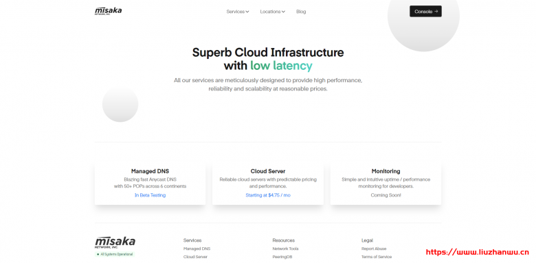 Misaka巴西VPS:圣保罗机房原生IP,1核1G内存16GB SSD硬盘1Gbps带宽1TB月出口流量$30/月