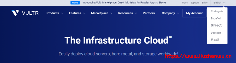 Vultr:中文版官网上线,按小时计费VPS,包月5元,随时换IP,注册送100美元