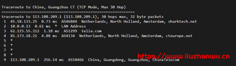 sharktech:荷兰机房1Gbps带宽不限流量服务器简单测评