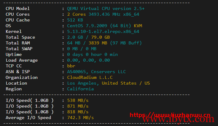 cloudpowerall：1核/2G/40G NVMe/2000G/10Mbps/洛杉矶三网CN2 GIA/月付$9.99 新出特价套餐，附测评