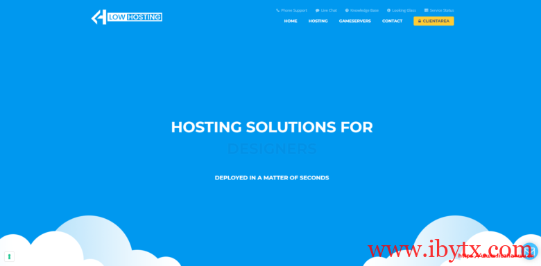 Lowhosting：€1.2/月/1GB内存/40GB空间/不限流量/100Mbps-1Gbps端口/KVM/德国-博悦天下