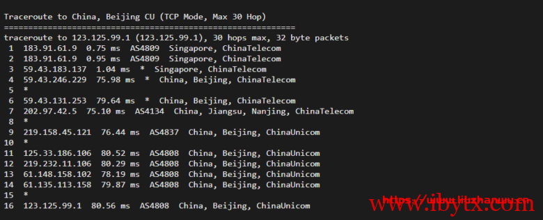 ion cloud:新加坡数据中心CN2 GIA网络云服务器简单测评
