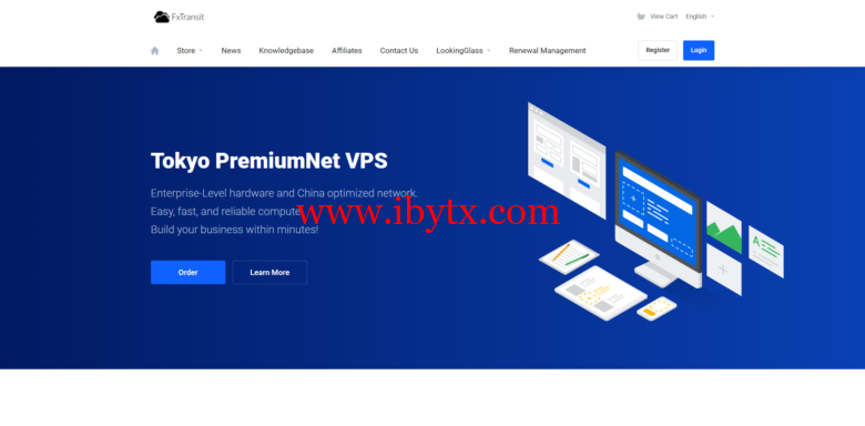 FxTransit：$65/年/512MB内存/10GB NVMe硬盘/512GB流量/500Mbps-1Gbps端口/KVM/日本/去程CN2+9929，回程BBTEC-博悦天下