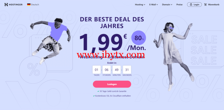 Hostinger:美国虚拟主机,首月9.9元起,美国vps,首月27元起-博悦天下