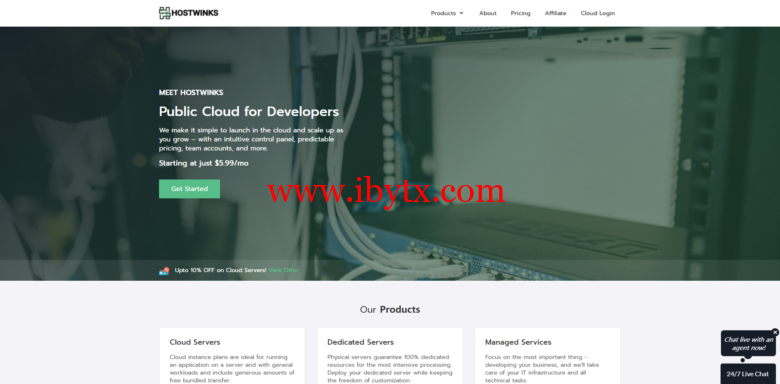 #黑五#hostwinks:印度vps云服务器5折优惠,月付$2.99起,印度独立服务器9折优惠,月付$36起-博悦天下