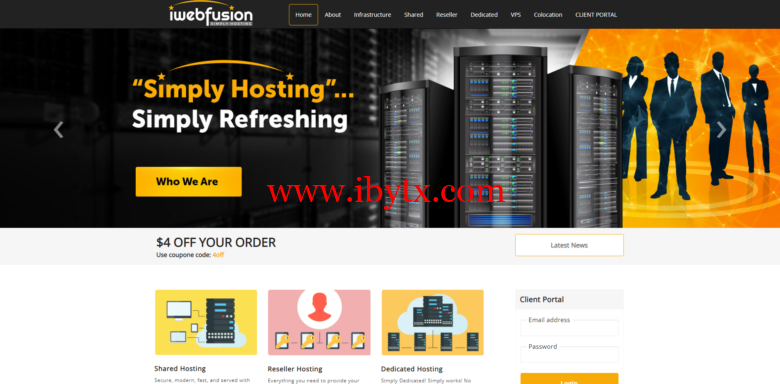 iwebfusion：美国便宜vps，1核/4G内存/30G SSD/2TB流量，月付$5.38起，独立服务器，月付$45起-博悦天下