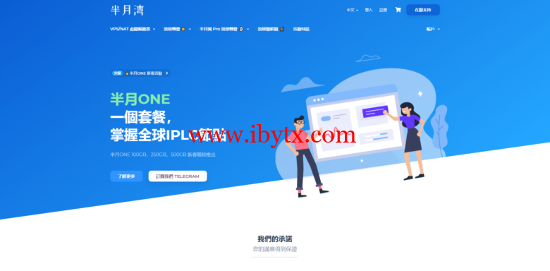 半月湾：1核/512M/10 NVMe SSD/1T流量/洛杉矶/原生IP/年付$79，三网GIA，2Tbps防御-博悦天下
