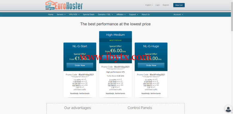 eurohoster：情人节促销，vps服务器40%优惠，独立服务器20%优惠，荷兰机房/保加利亚机房，€3/月起-博悦天下