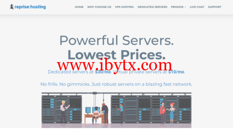 RepriseHosting：美国西雅图服务器，L5640/16G内存/1TB HDD/240G SSD硬盘/20TB流量/1Gbps带宽，$27.97/月-博悦天下
