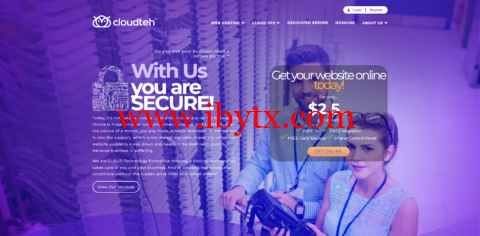 Cloudteh：全场8折，1核/1G内存/30G NVME硬盘/不限流量/1Gbps带宽，$8.00/月起，支持windows，独立服务器$75.00/月起，可选美国/加拿大/法国/塞尔维亚机房-博悦天下