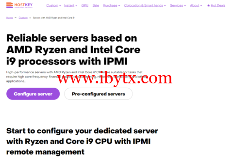 HOSTKEY ：俄罗斯、荷兰AMD Ryzen 9 GPU显卡服务器/RTX A5000 / A4000 GPU 服务器限时优惠，最高20% 折扣，可免费试用-博悦天下