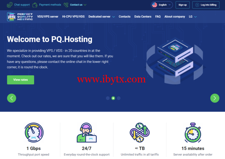 #夏季促销#pq.hosting：85折优惠，1核/1G内存/15G NVME硬盘/不限流量/1Gbps带宽，€3.2/月起，可选俄罗斯/罗马尼亚机房-博悦天下