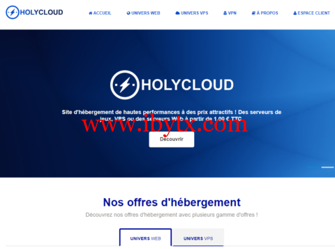 #刷PT#HOLYCLOUD：法国vps，1核AMD/4G内存/50G SSD硬盘/不限流量/1Gbps带宽，月付€3.5起-博悦天下
