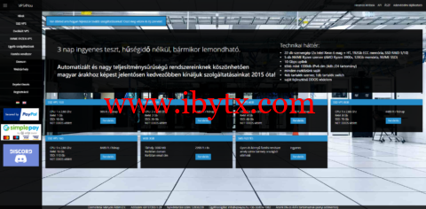 VPS4You：匈牙利vps，1核/512M/5G SSD/不限流量/1Gbps带宽，日付€0.06，免费试用三天-博悦天下