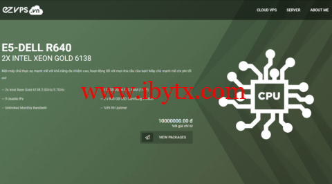 Ezvps:越南河内VPS,原生IP,1Gbps不限流量,支持Windows,月付28元起-博悦天下