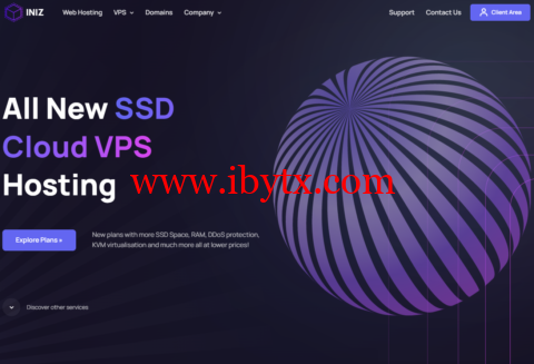 INIZ：英国vps，伦敦机房，1核/1G内存/10G SSD硬盘/1TB流量/1Gbps带宽，£3.50/月起-博悦天下