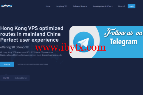 CMIVPS：美国VPS，AS4837线路，1核/2G内存/30GB NVMe/2TB流量/1Gbps带宽，月付$6.12，半年付$32.4-博悦天下